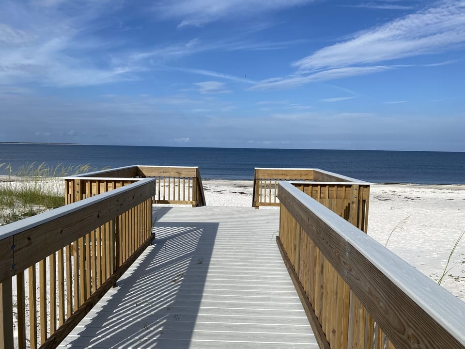 Veteran's Boardwalk (nearest beach access)