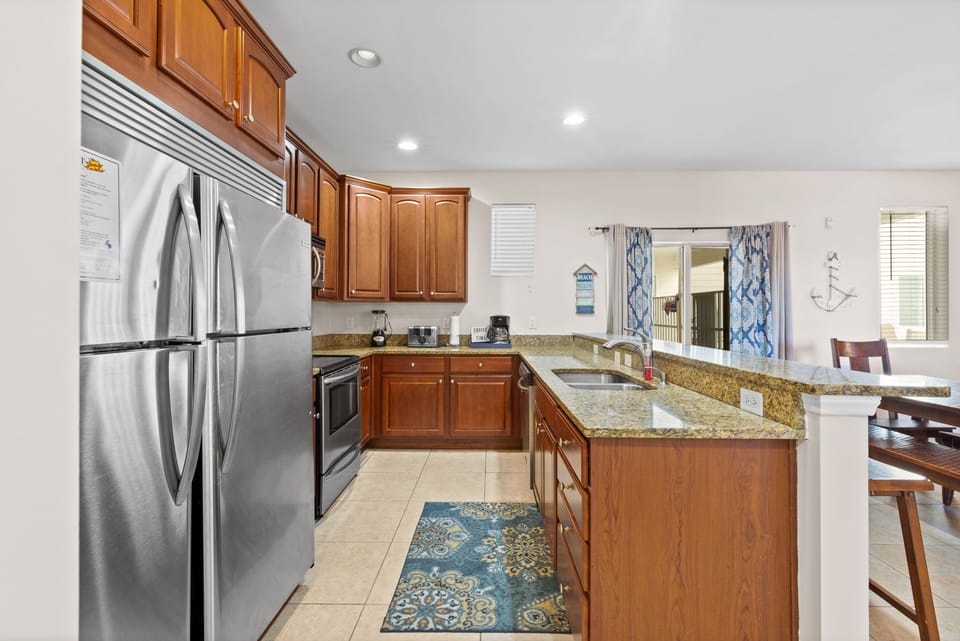 The family chef will love this updated kitchen complete with a huge workspace.
