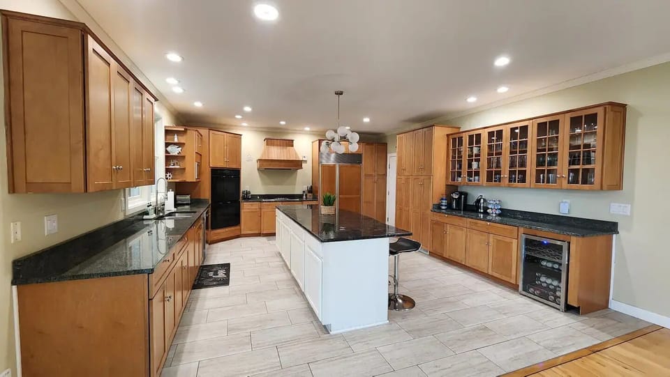 Spacious Gourmet Kitchen 