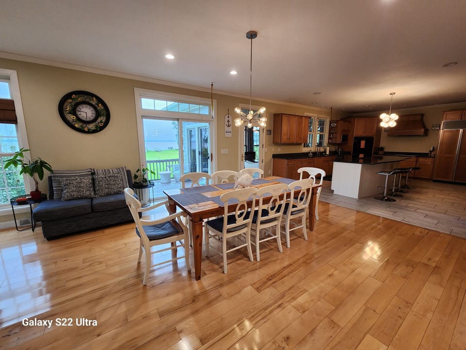 Dining Room with Kitchen View