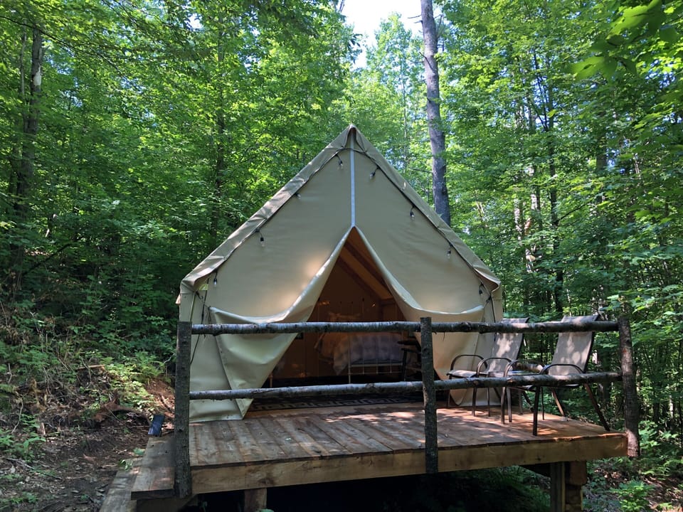 Hidden Ridge Glamping tent