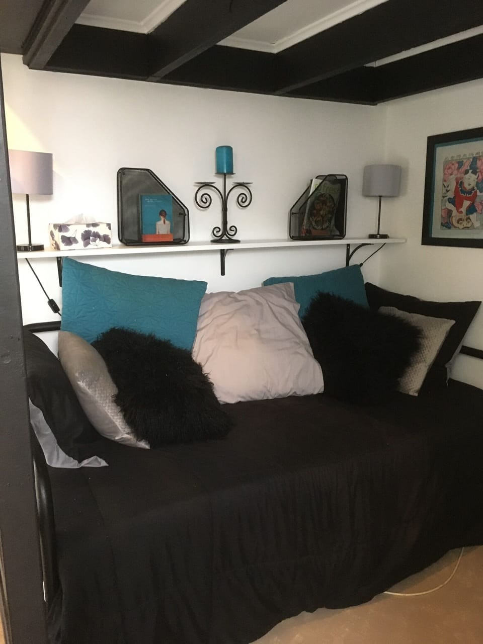 Daybed , folds out to king bed