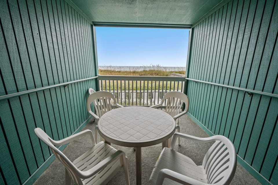 Step out on your ocean front balcony after good nights rest.