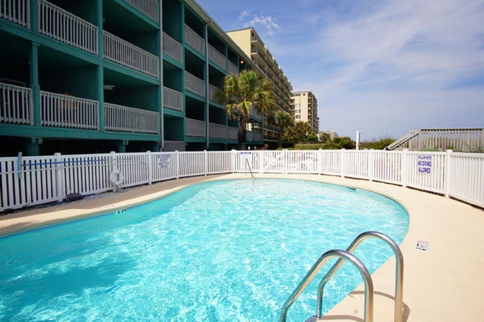 Take a splash in the pool when you want a break from the sun.