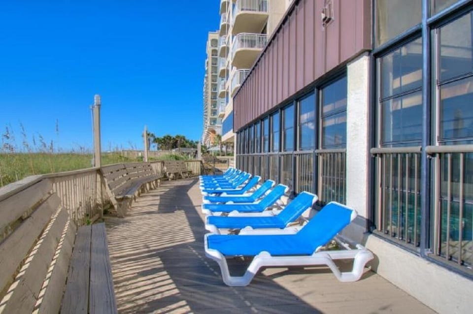 Catch some rays on the oceanfront sun deck.