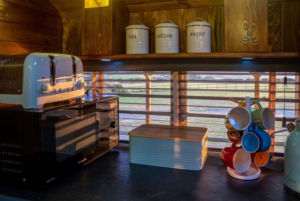 American School Bus - 1 Bedroom  - Blossom Farm - Tiers Cross (20652)