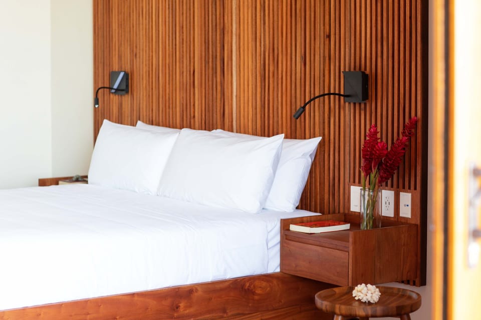 Premium bedding, down comforters, Select Comfort beds, minibar