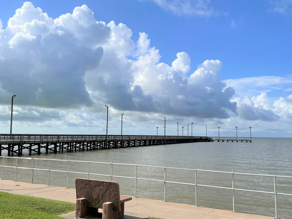 Public access fishing pier, lighted at night for 24-hour fishing!