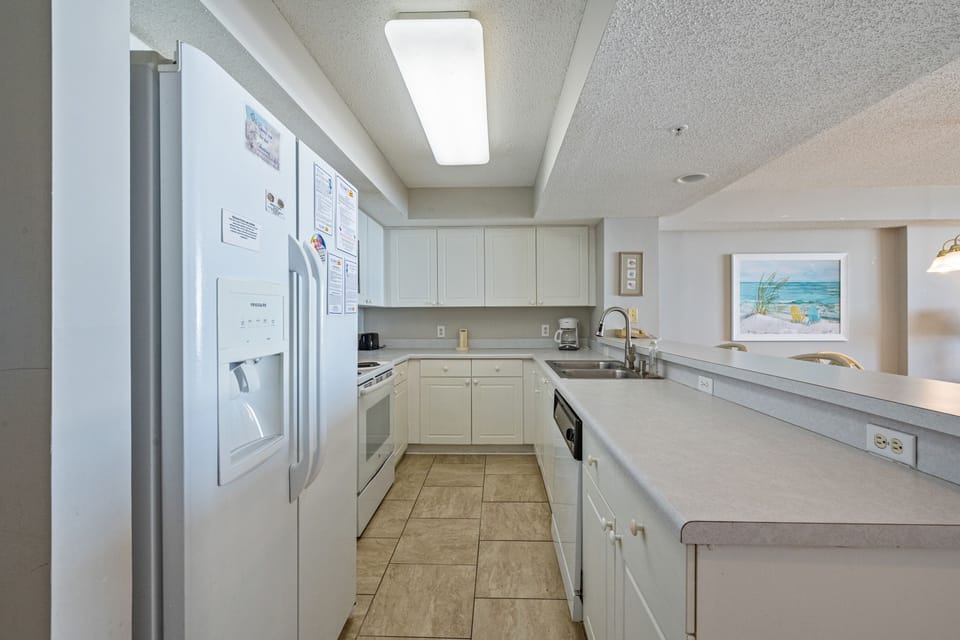 A chef's dream kitchen, fully stocked and loaded.