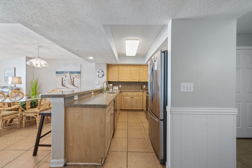 The family chef will love this updated kitchen complete with a huge workspace.