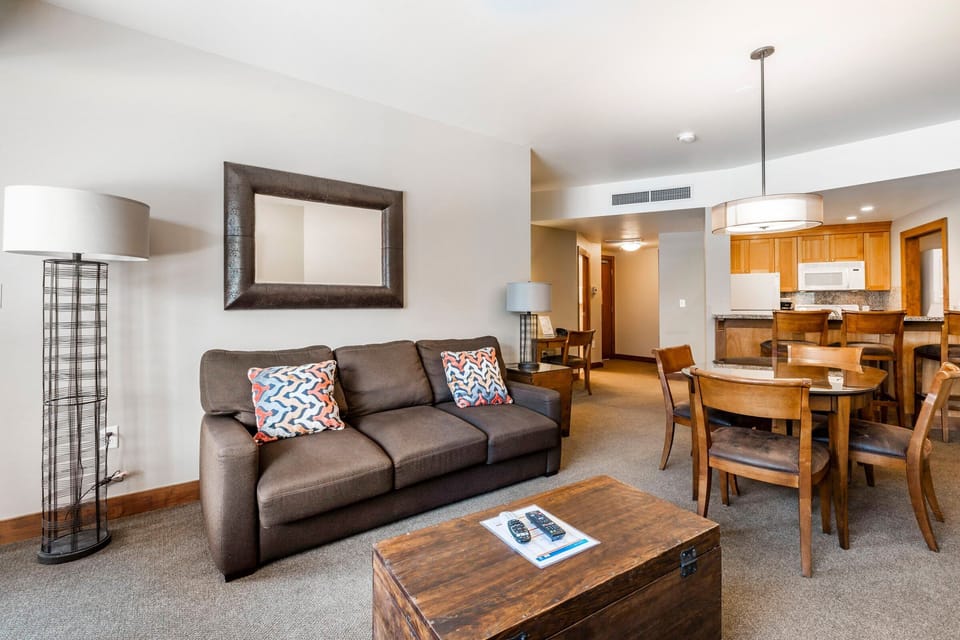 Living Area with Sleeper Sofa