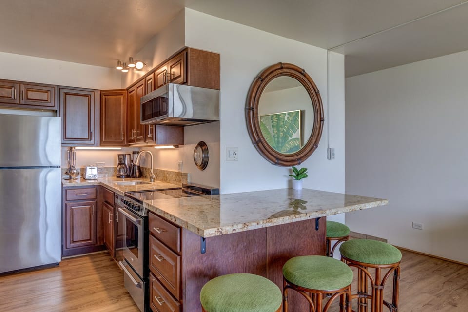 Fully equipped kitchen