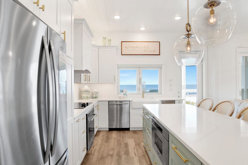 Fully equipped kitchen with stunning views