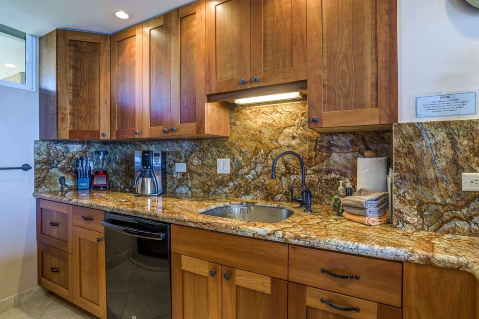 Prepare home cooked meals in this beautiful kitchen.