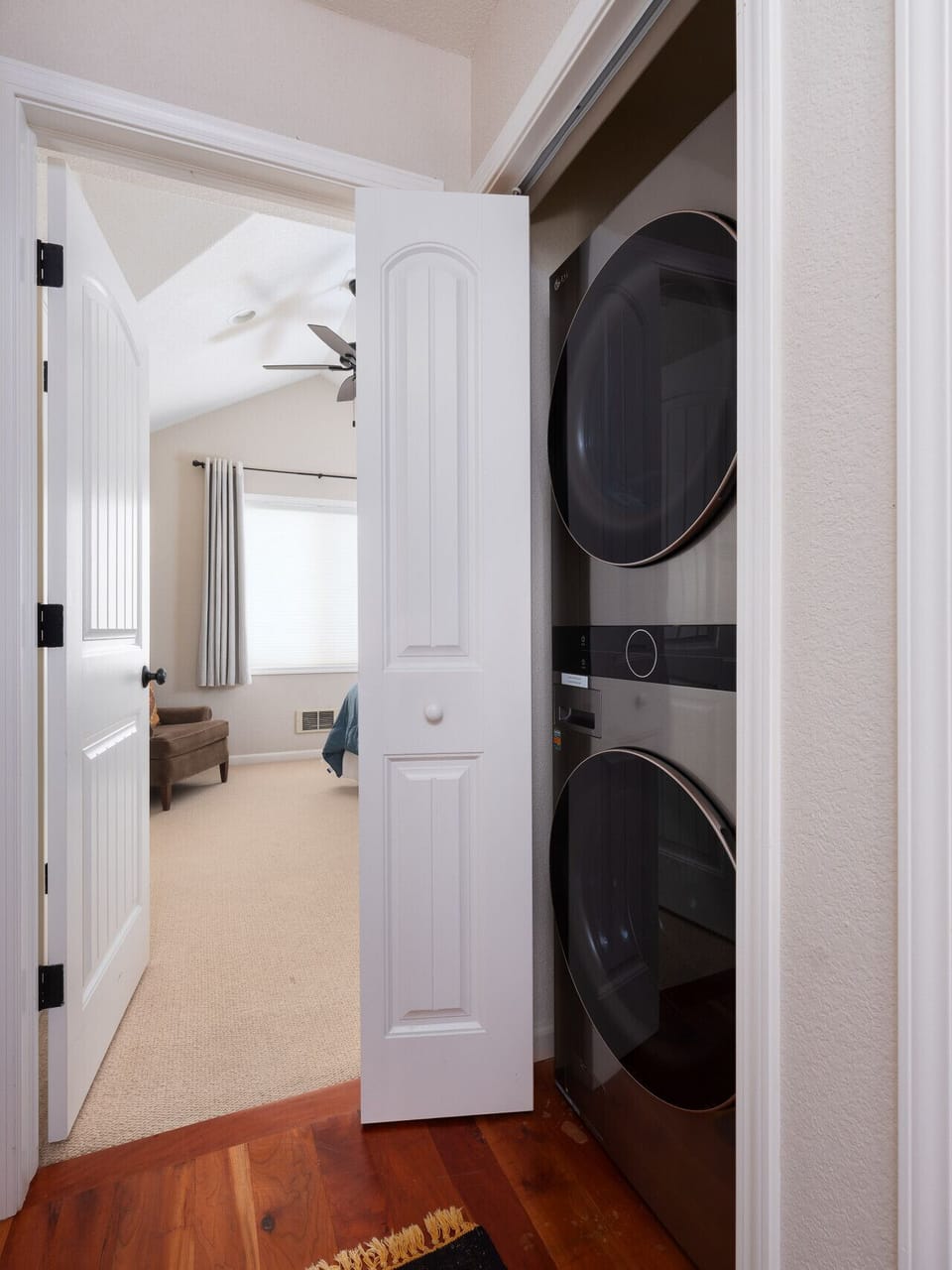 Laundry Closet Located Upstairs