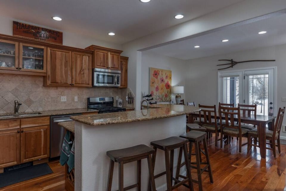 Kitchen with Granite Countertops