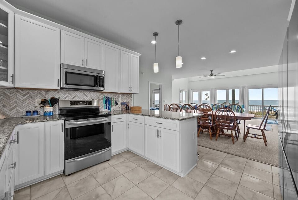 Expansive Kitchen - Ocean Views