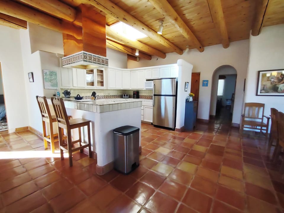 Fully Equipped kitchen adjacent to dinning area