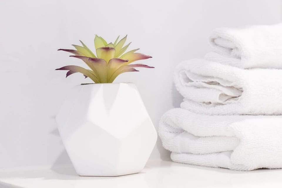 All bathroom amenities provided.
