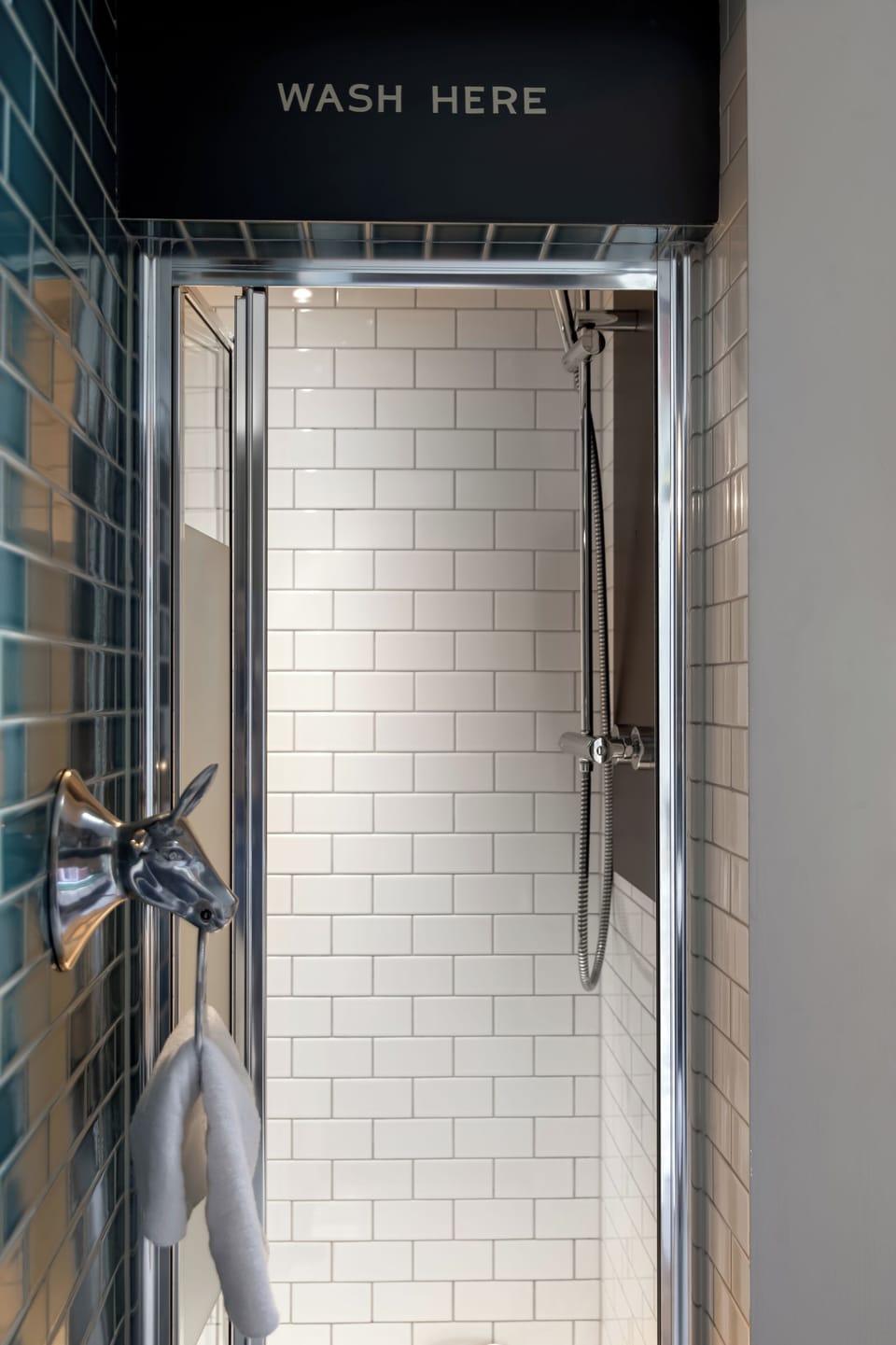 Shower, free toiletries, hair dryer, slippers