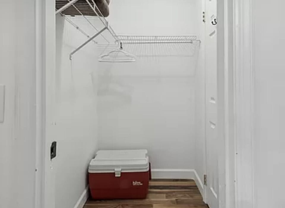 Upstairs walk in closet.