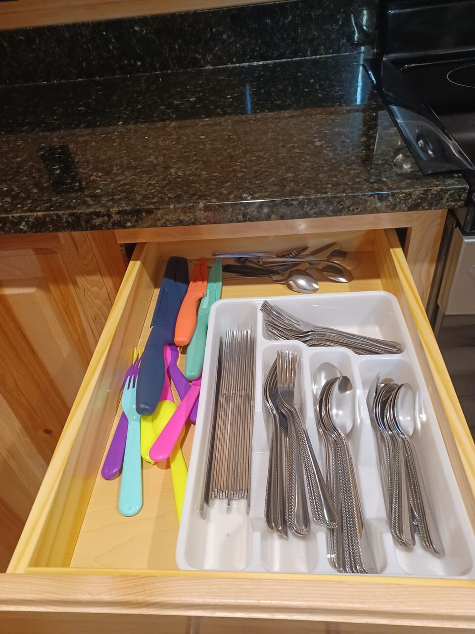 knives and utensils