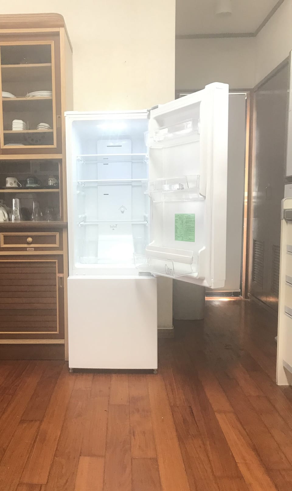 Fridge, microwave, stovetop, toaster