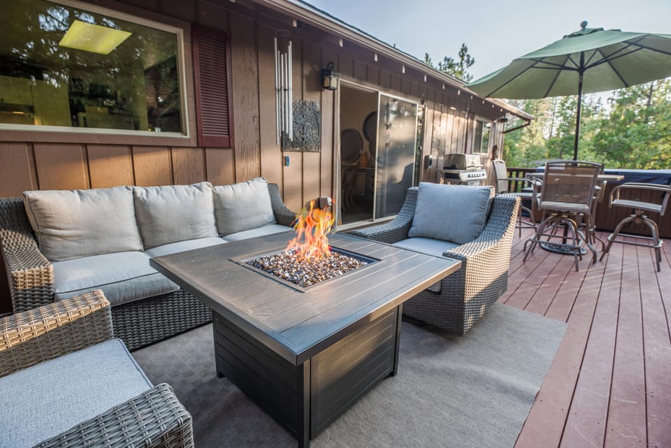 Evenings by the fire pit