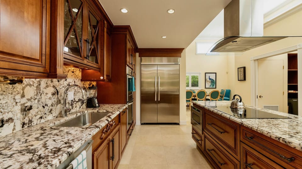 Plenty of storage & counter space...