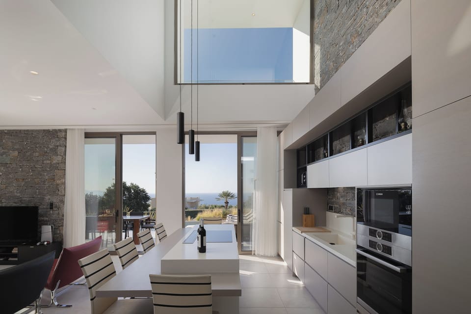 The fully equipped kitchen includes all the modern appliances you need for a self-catered holiday