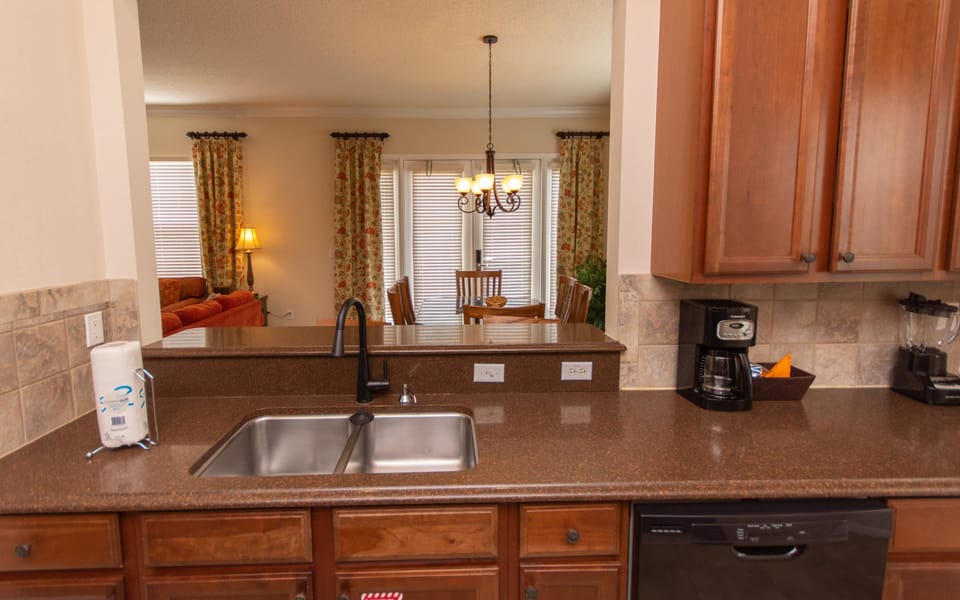 Kitchen Looking Into Dining Room
