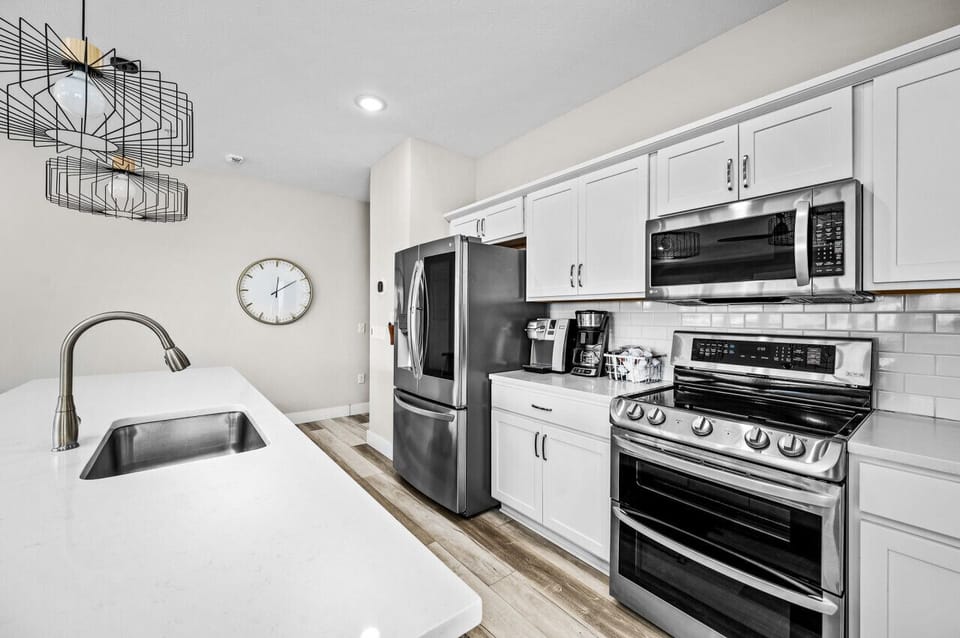 Kitchen cabinets are stocked!