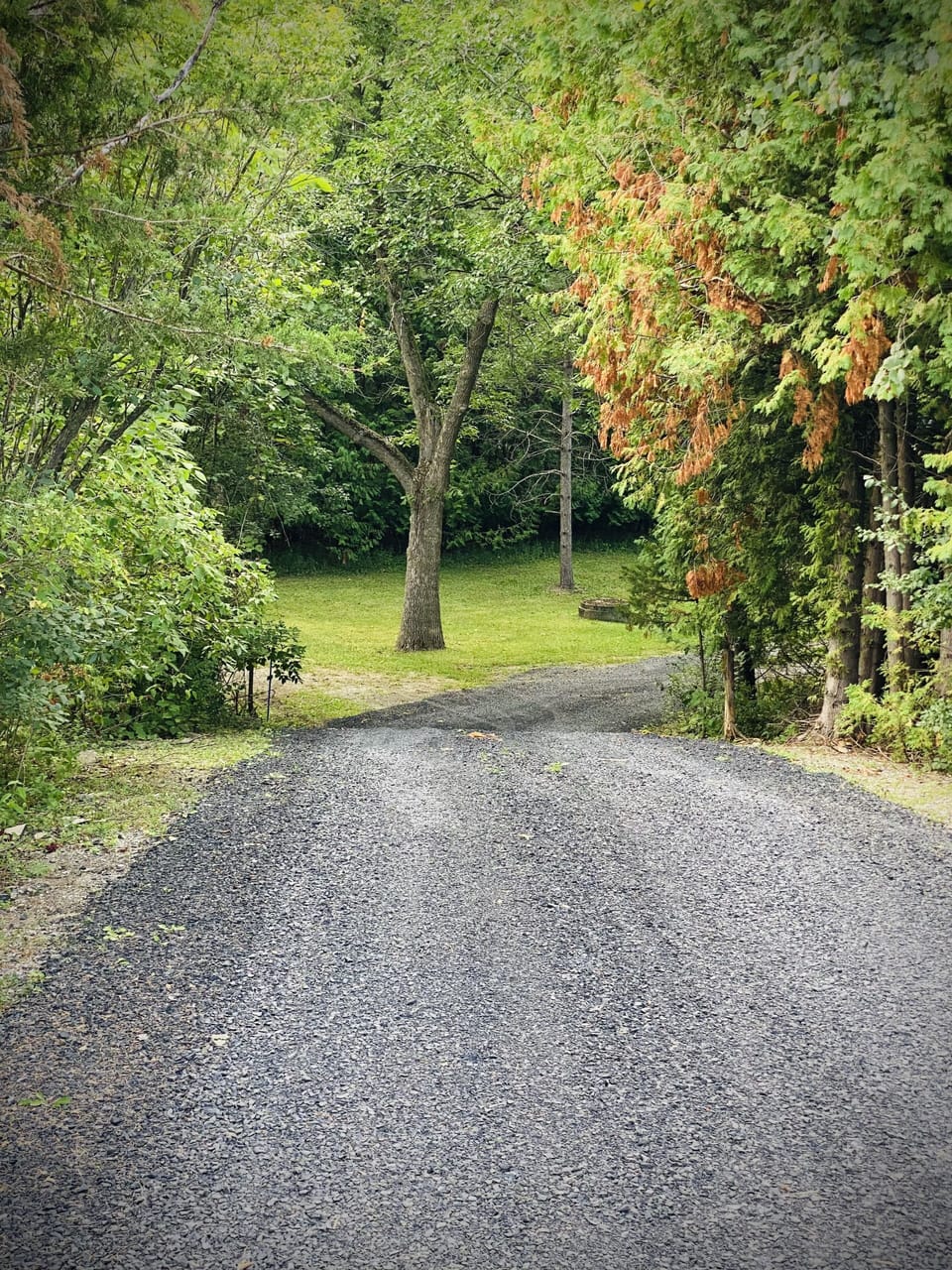 Driveway is at the end of a quiet dead end street
