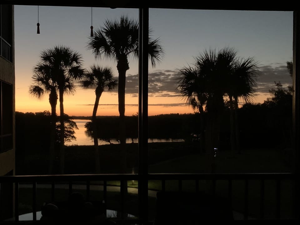 First light of the day is beautiful from the lanai. 