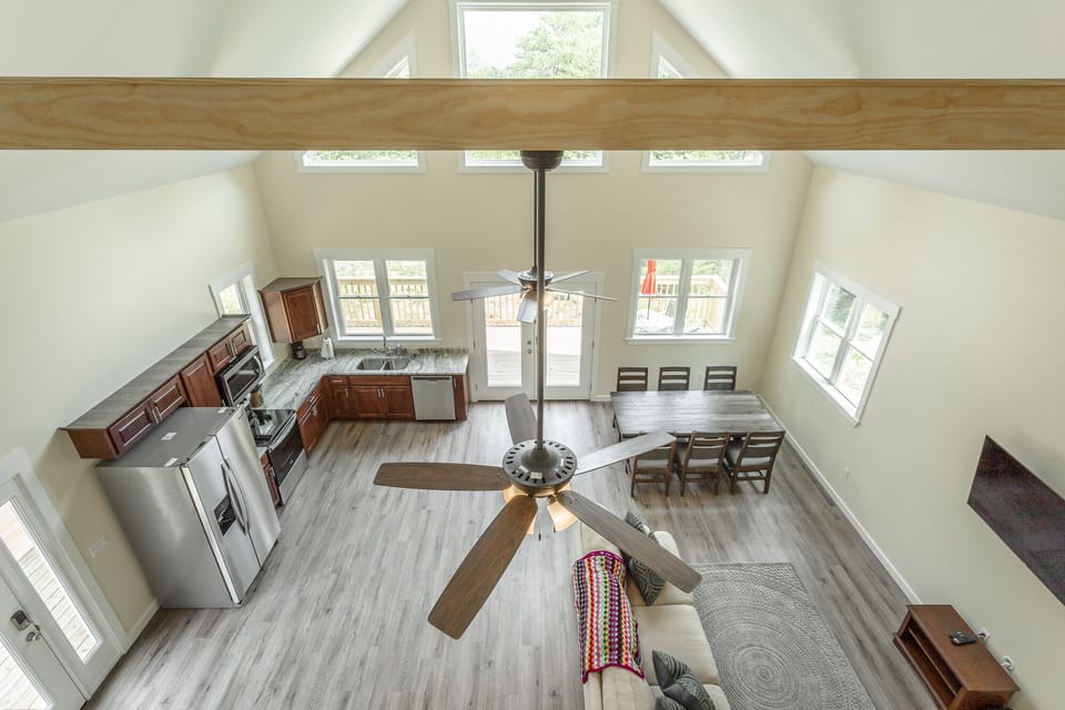 View from upstairs loft