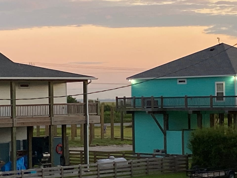 Coastal view from upper deck