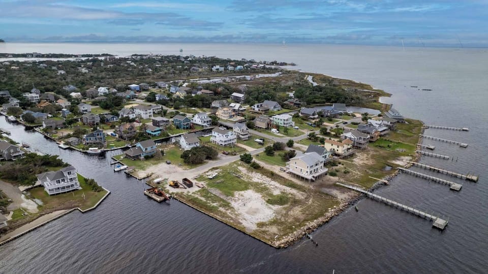 Aerial View Of Oyster Creek Area