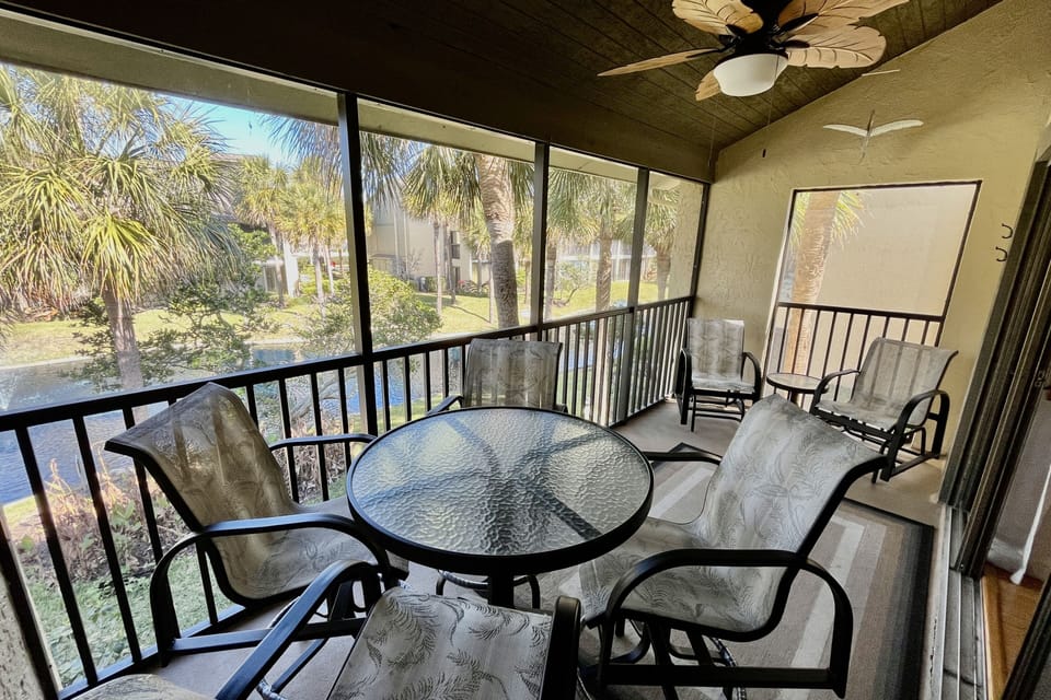 Screened lanai