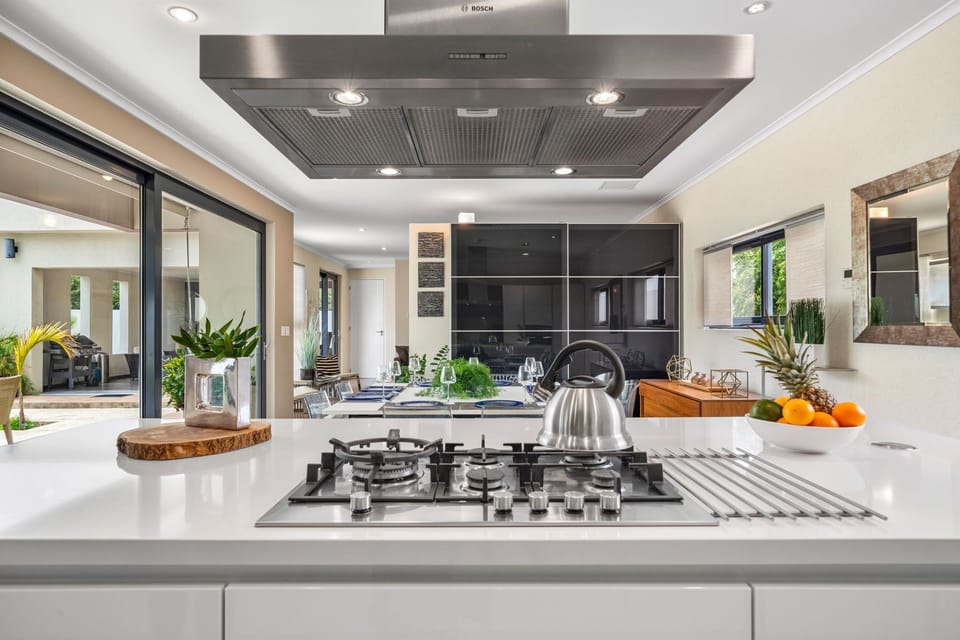 Enjoy the convenience of a fully stocked kitchen