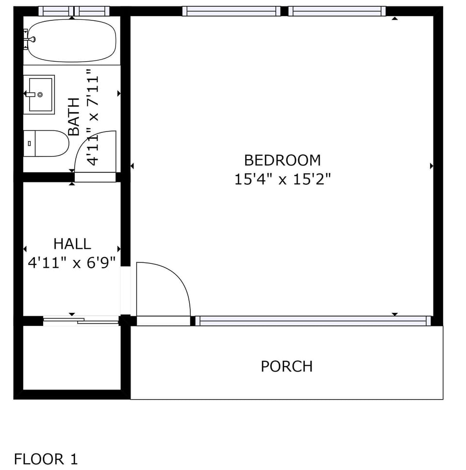 Suite 4 floor plan.