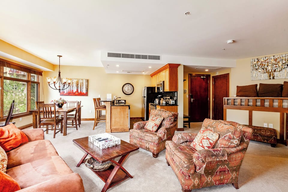 Living Area with Sleeper Sofa