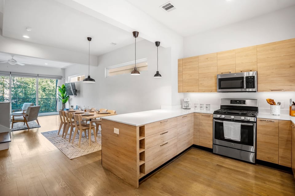 This smart home will have you feeling awakened, energized and lit. 