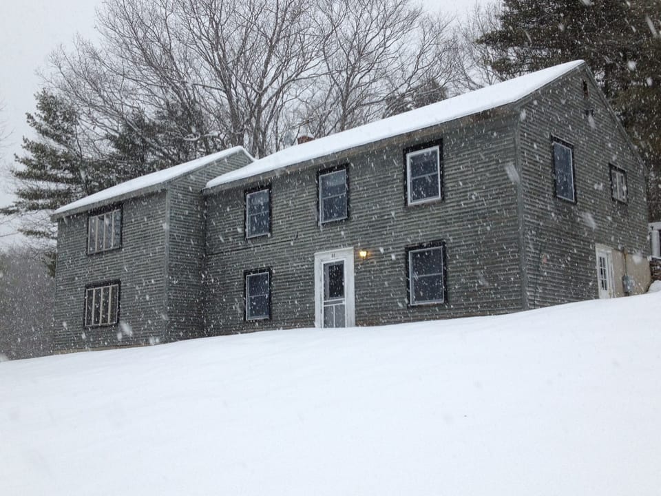 The house in winter