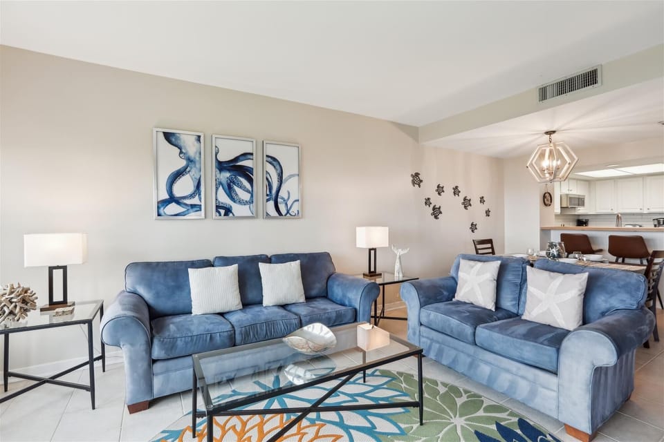 Living Room at 1830 Beachside Tennis