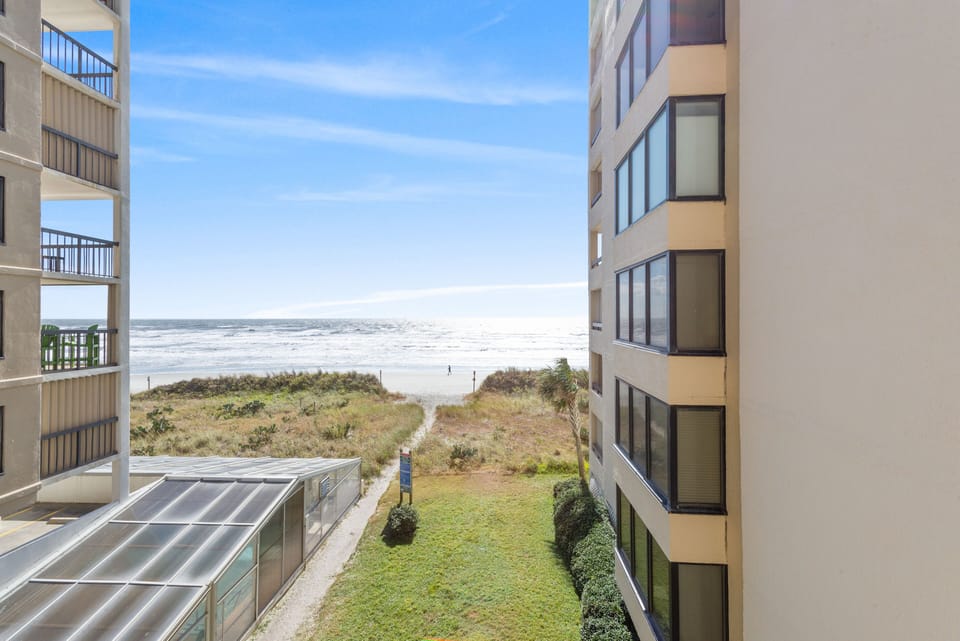 An amazing view of Cherry Grove Beach!