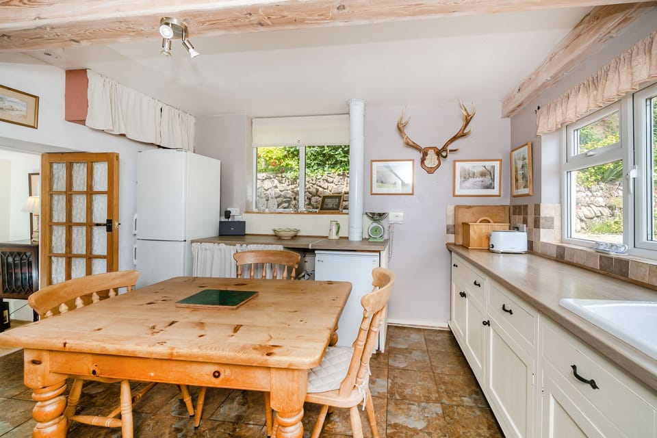 Cottage | Private kitchen | Fridge, microwave, dishwasher, electric kettle