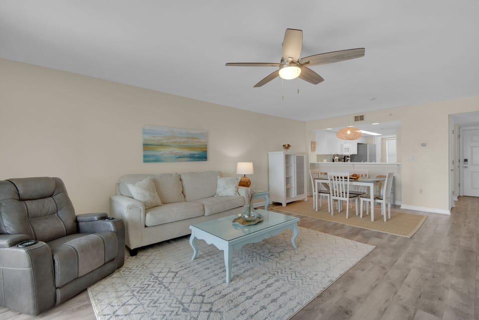 open concept living room