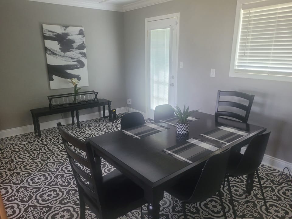 Spacious dining and overflow area...