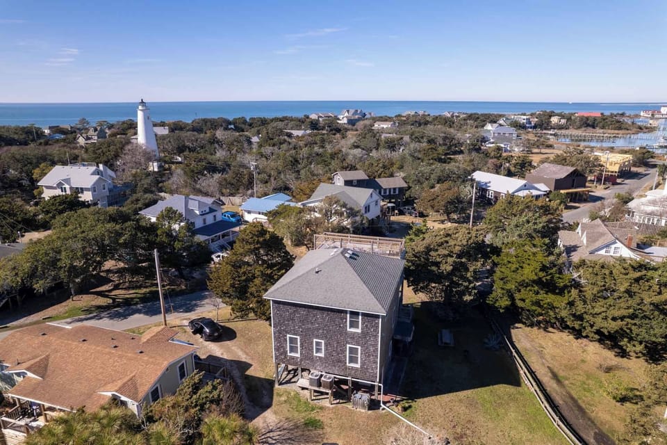Bird's Eye View of Back Exterior