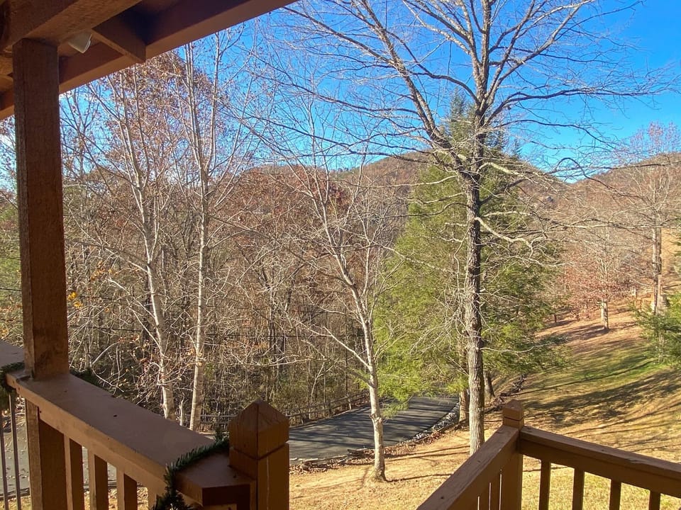 So close to Dollywood, you can hear the horn from the train.
